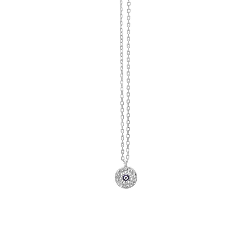 Prince Silvero γυναικείο ασημένιο κολιέ 925 5A-KD177-1M