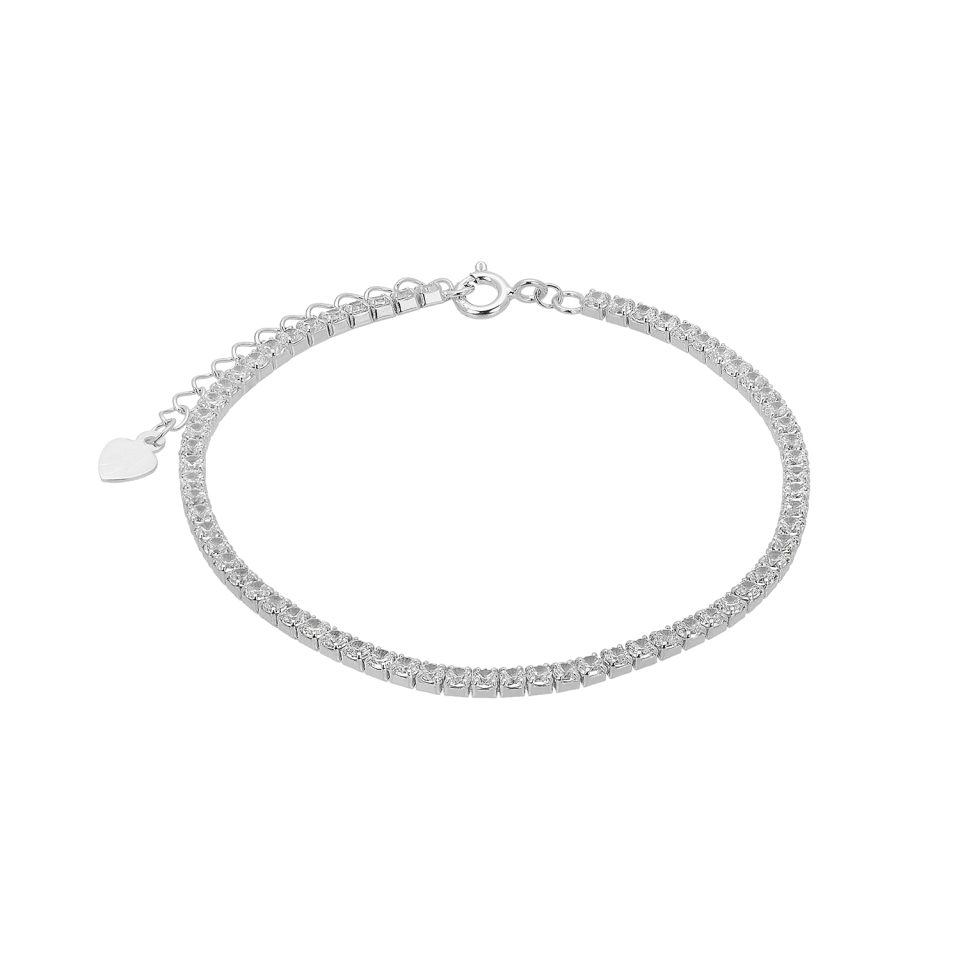 Prince Silvero γυναικείο ασημένιο βραχιόλι 5A-BR185-1