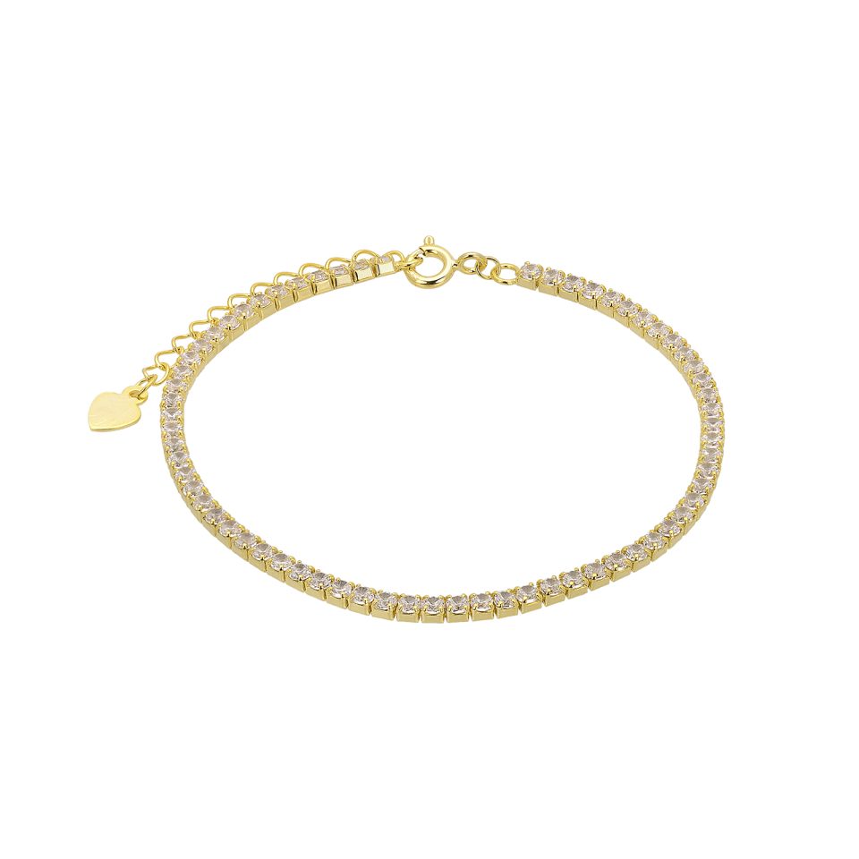 Prince Silvero γυναικείο ασημένιο βραχιόλι 5A-BR185-3