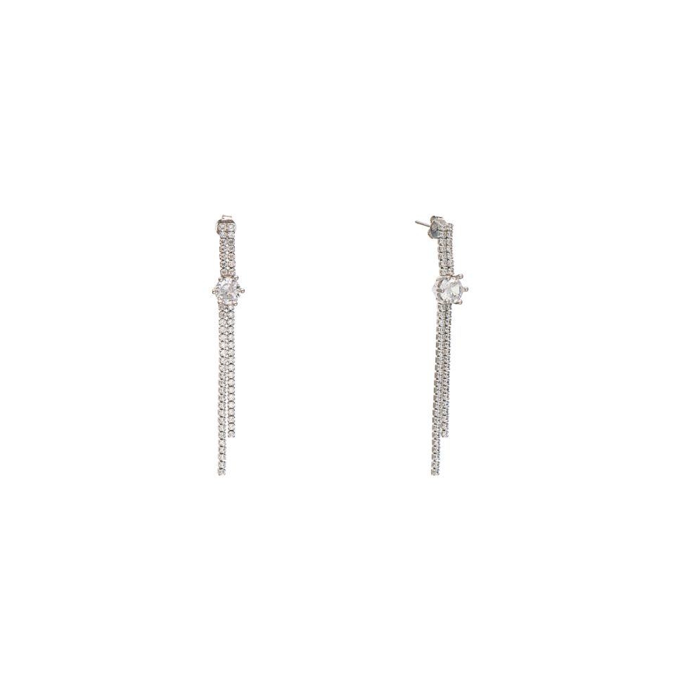 Prince Silvero Γυναικείο Ασημένιο σκουλαρίκι 925 4A-SC121-1