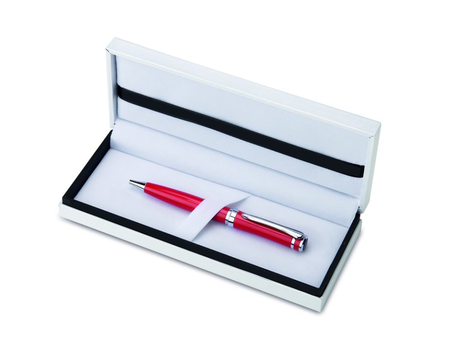 Valenti στυλό roller ball σε πολυτελή θήκη με ασημένιο στοιχείο 21794R