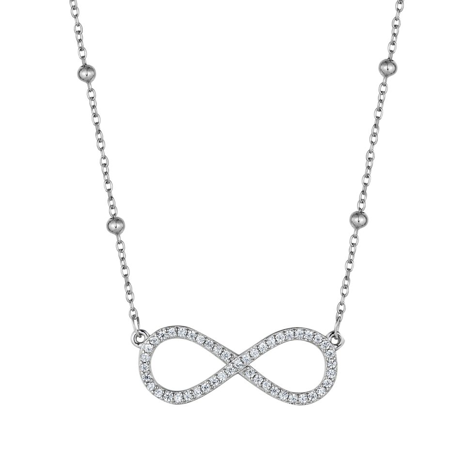 Prince Silvero γυναικείο ασημένιο κολιέ 925 3A-KD806-1