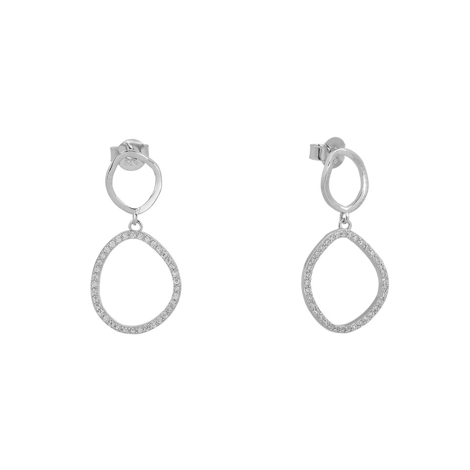 Prince Silvero Γυναικείο Ασημένιο σκουλαρίκι 925 5F-SC091-1