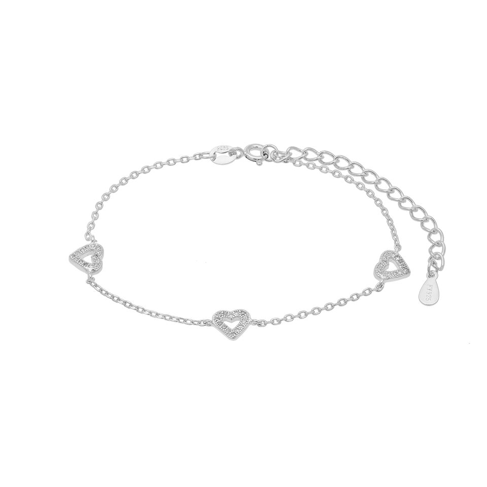 Prince Silvero γυναικείο ασημένιο βραχιόλι 925 5TU-BR053-1