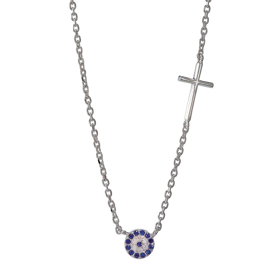 Prince Silvero γυναικείο ασημένιο κολιέ 925 9B-KD064-1