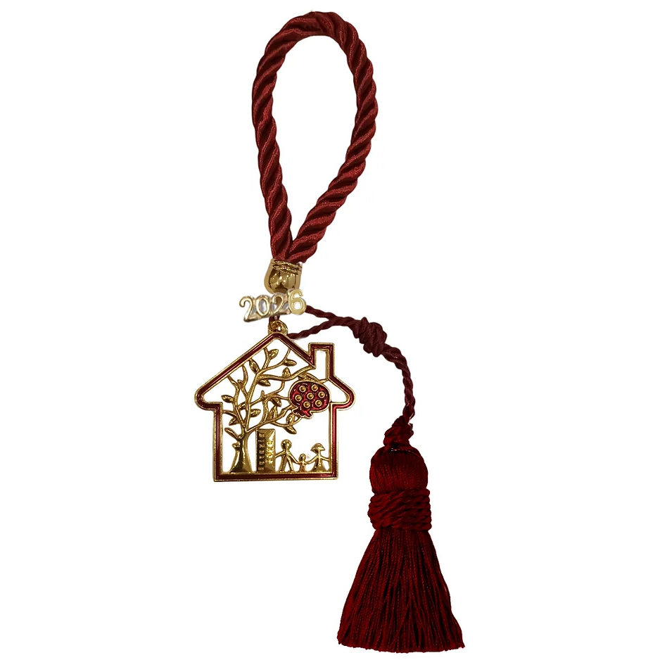 Deris γούρι μεταλλικό σπιτάκι 27cm 022.3723