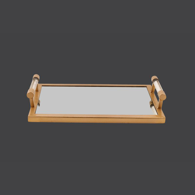 La vista δίσκος μεταλλικός με καθρέφτη 38εκ. Α183680