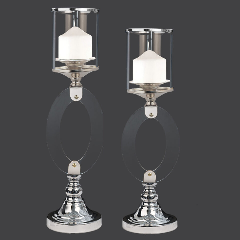 La Vista σετ μεταλλικά κηροπήγια PK2232370 2ΤΜΧ