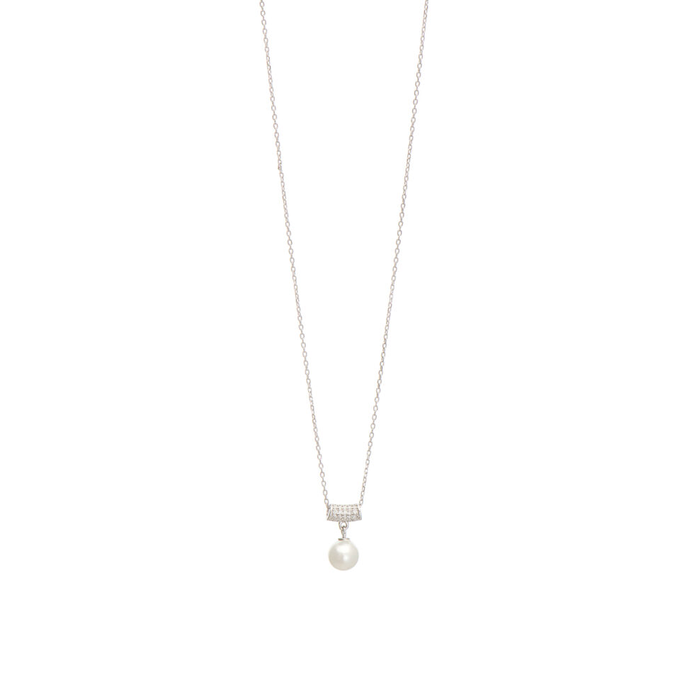 Prince Silvero γυναικείο ασημένιο κολιέ 925 4A-KD121-1