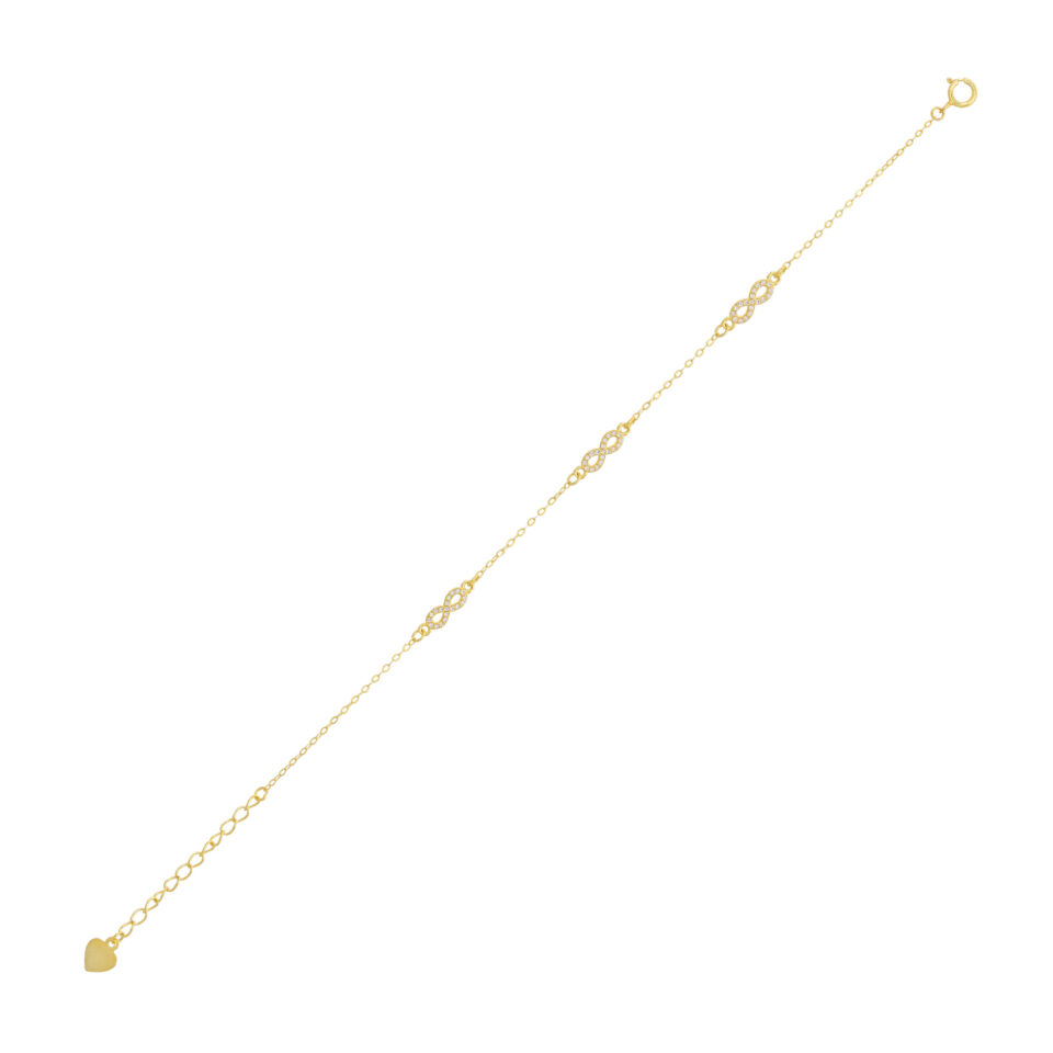 Prince Silvero γυναικείο ασημένιο βραχιόλι 925 6A-BR357-3