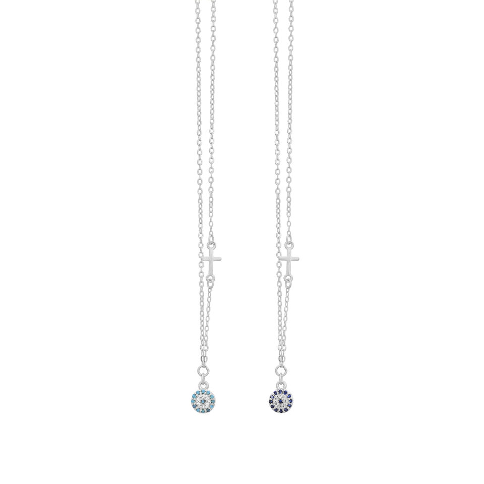Prince Silvero γυναικείο ασημένιο κολιέ 925 6A-KD354-1ΜQ